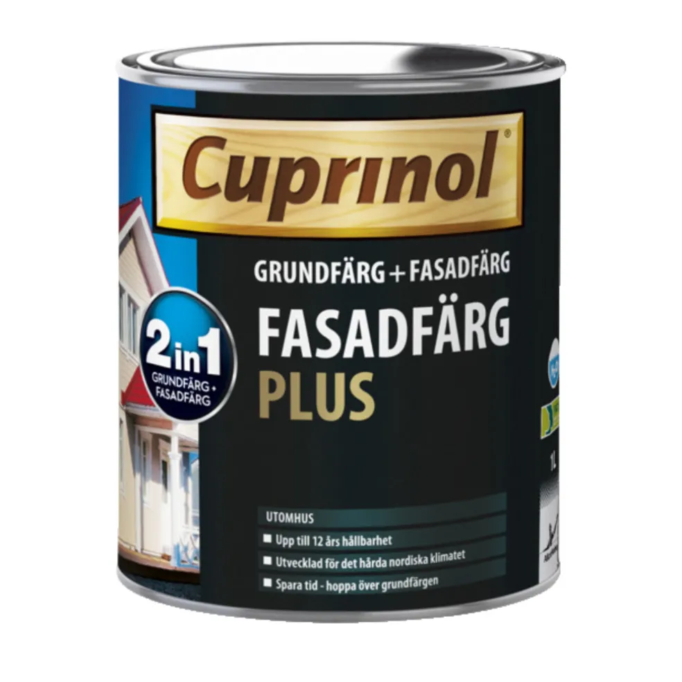 Fasadfärg Plus Vit 1 L Cuprinol
