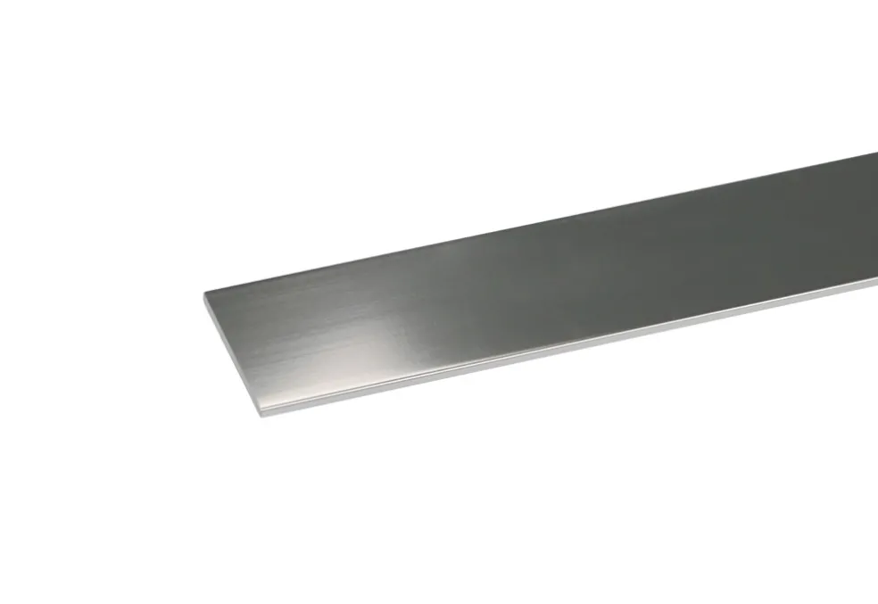 Flatlist Alu Blank 2 x 25 mm - 1 m