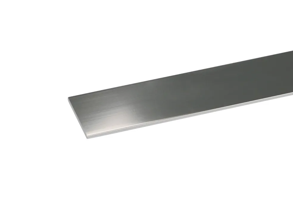 Flatlist Alu Blank 2 x 15 mm - 2 m
