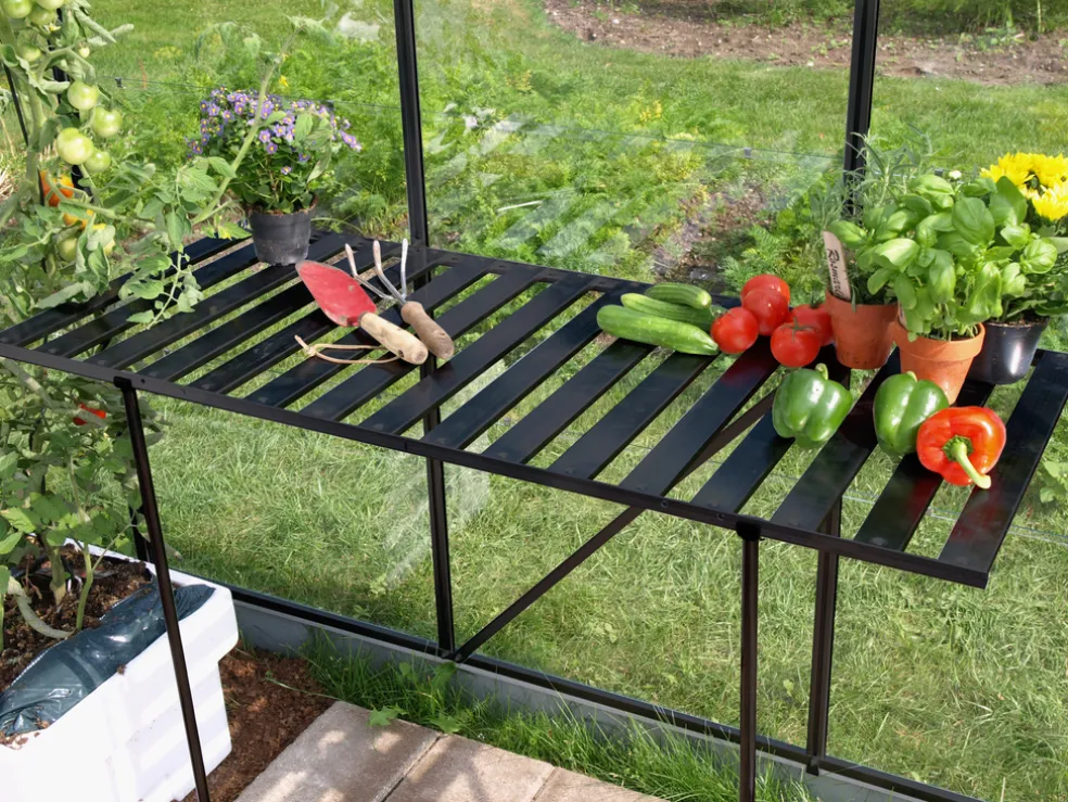 Fällbord Växthus 1200 x 500 x 750 mm Svart Vitavia
