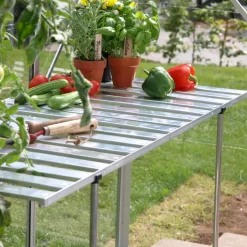 Fällbord Växthus 1200 x 500 x 750 mm Alu Vitavia
