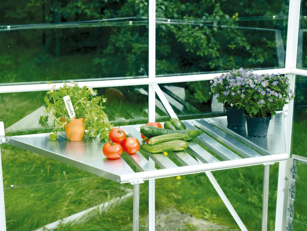 Fällbord Växthus Hera 1200 x 255 x 920 mm Alu Vitavia