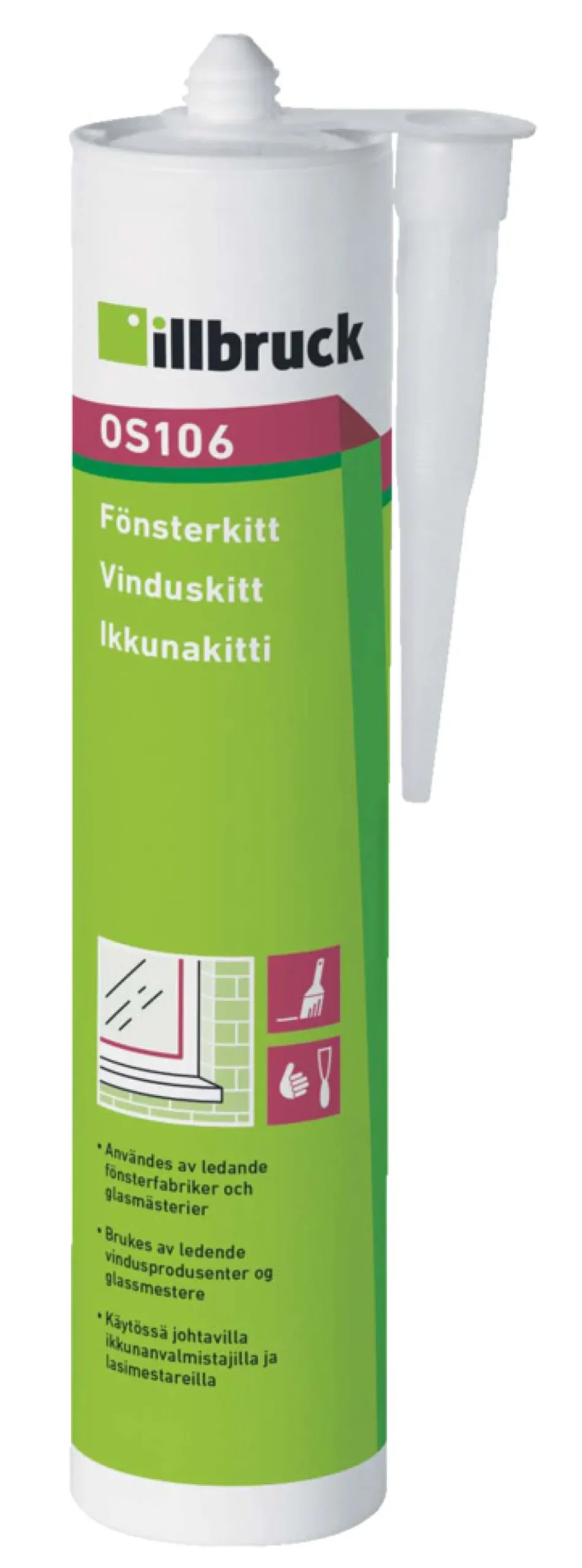 Fönsterkitt OS106 Beige 300 ml illbruck
