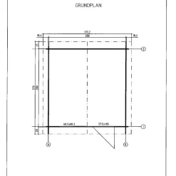 Friggebod Ronja 7,8 m² 300 x 300 cm