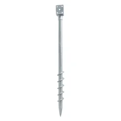 Förlängning t/markskruv Galvad 250 mm Hortus