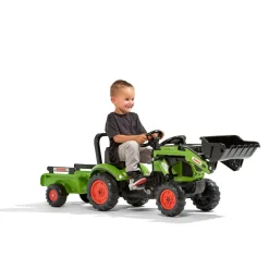 Frontlastare Claas m/släp Grön Falk