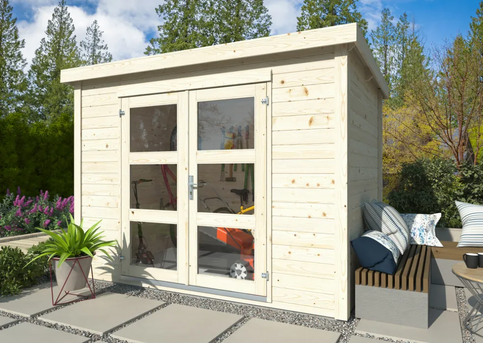 Förråd Alma 280 x 184 cm 5,2 m² Palmako