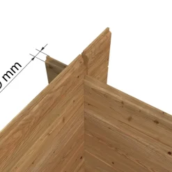 Förråd Peter 206 x 176 cm 2,9 m² Palmako