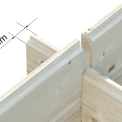 Förråd Petra 250 x 250 cm 5 m² Palmako