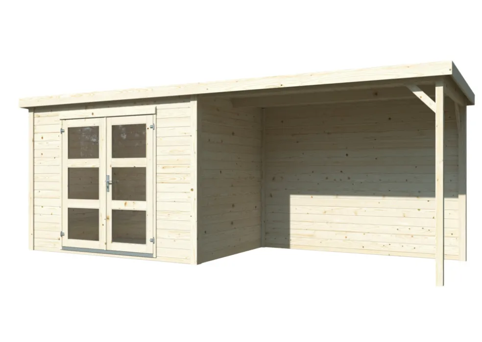 Förråd Alma 560 x 184 cm 5,2 + 6,8 m² Palmako