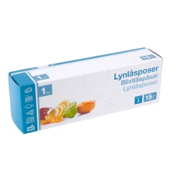 Fryspåse Zip 1 L 15-pack