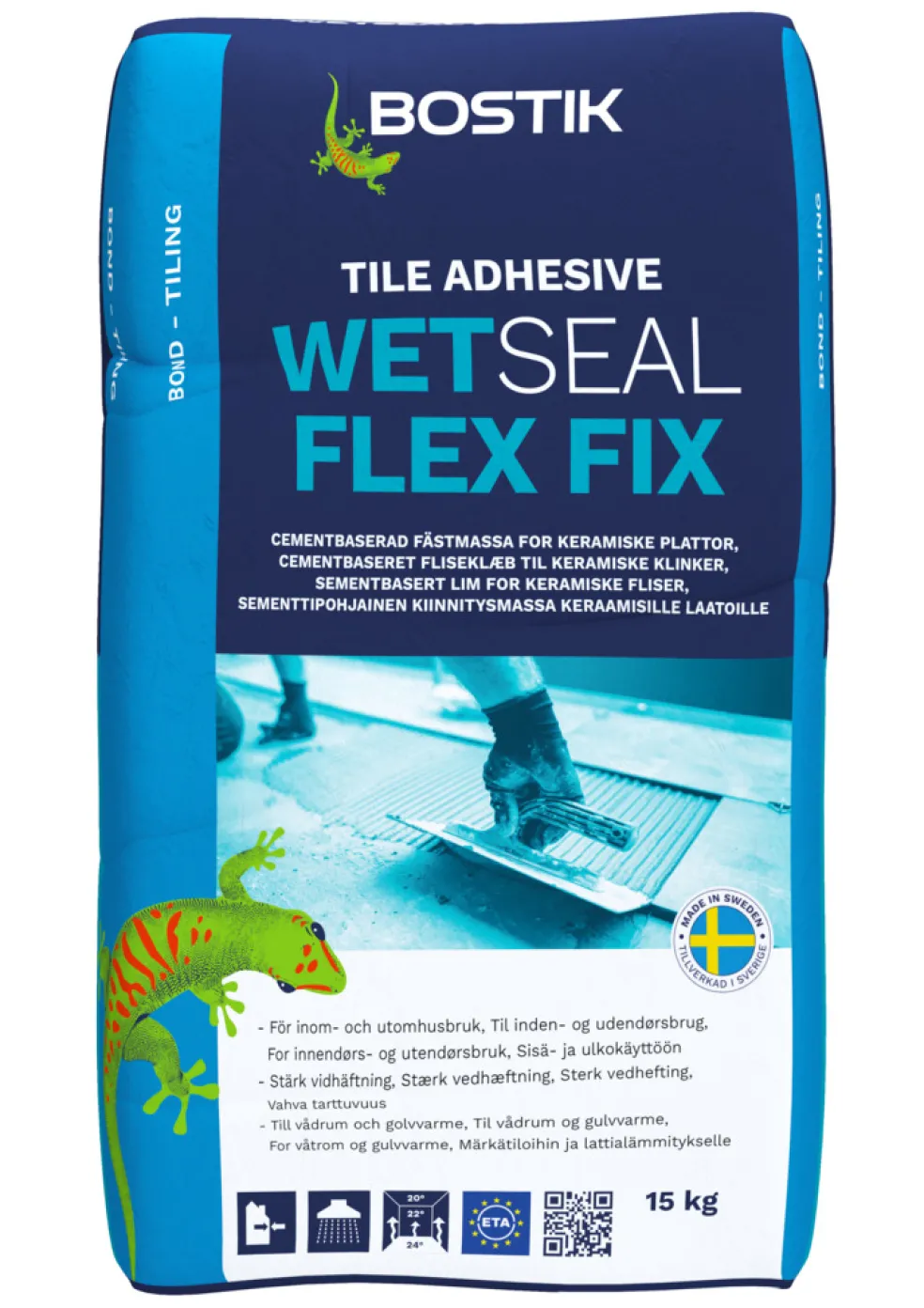 Fästmassa WetSeal Flex Fix 15 kg Bostik
