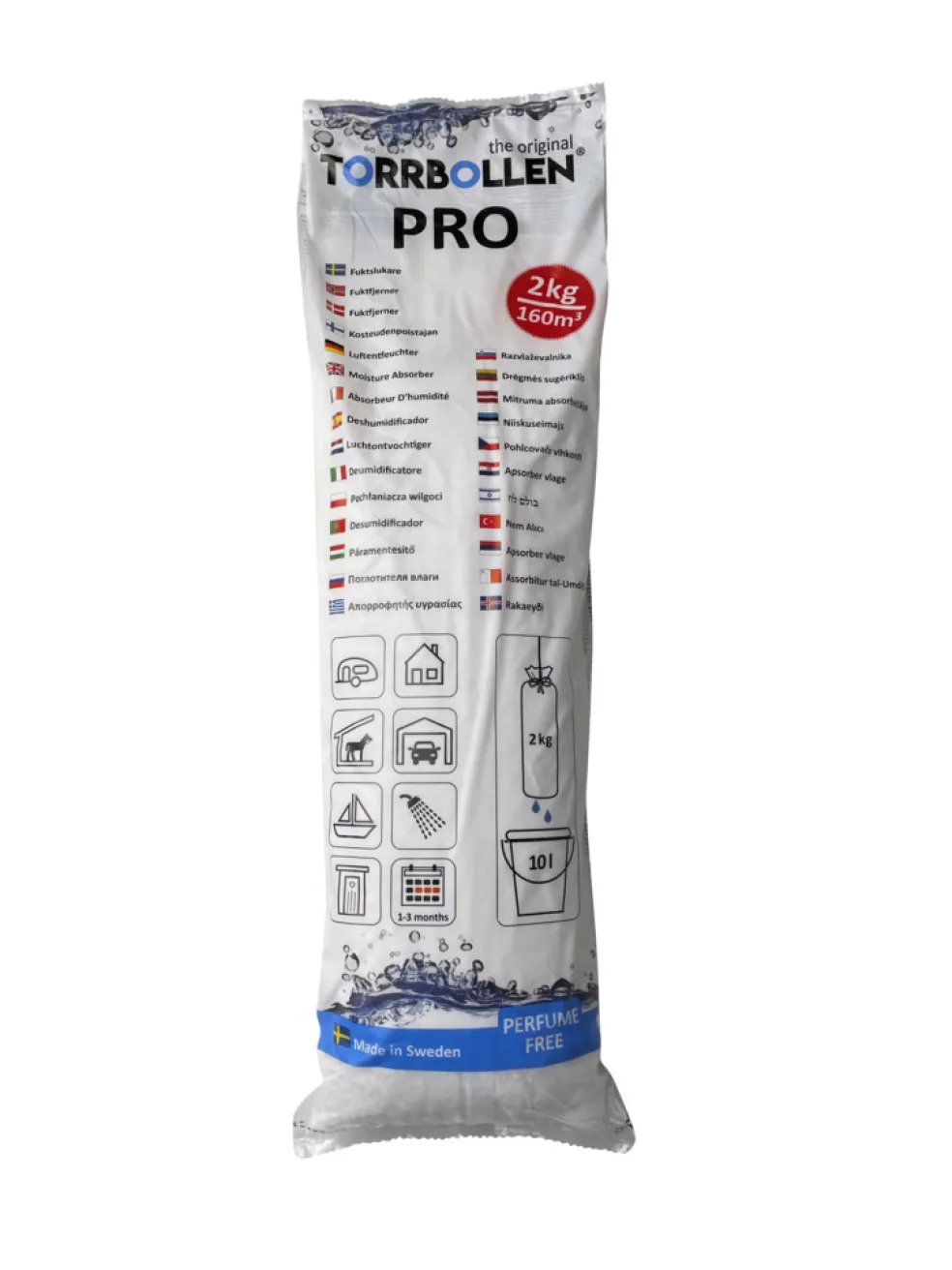 Fuktslukare Torrbollen Pro 2 kg