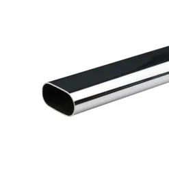 Garderobstång Krom 30 x 15 mm - 1 m