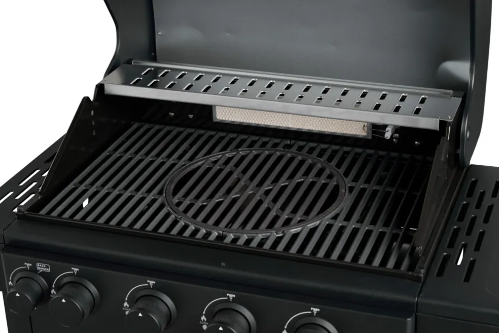 Gasolgrill 4 brännare + 1 bakre brännare 16,9 kW Grillexpert