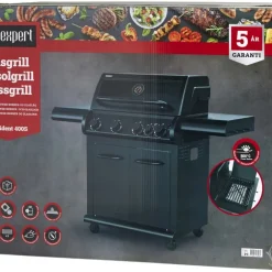 Gasolgrill 4 brännare + 1 Power Burner 19,6 kW Grillexpert