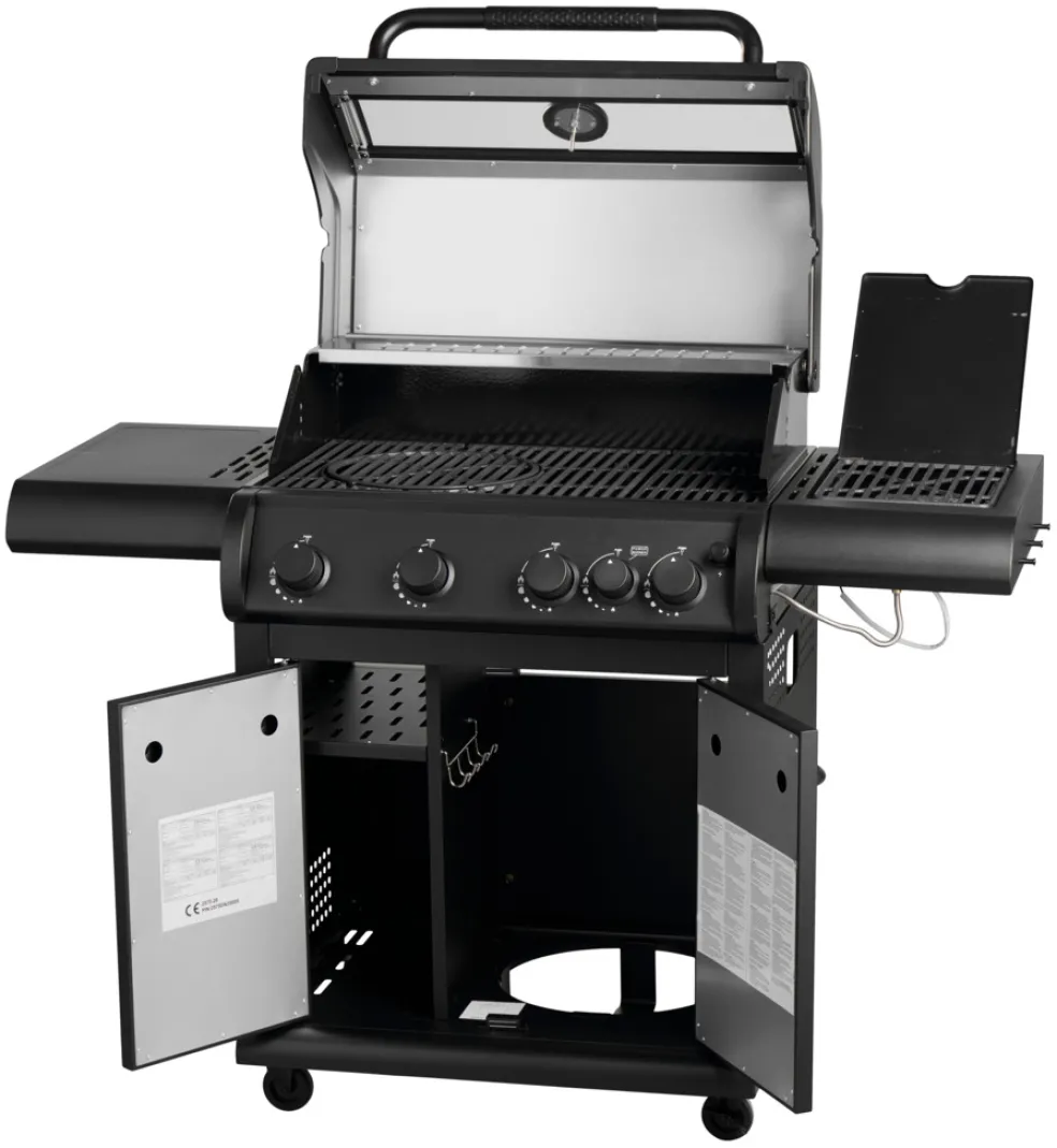 Gasolgrill 4 brännare + 1 Power Burner 19,6 kW Grillexpert