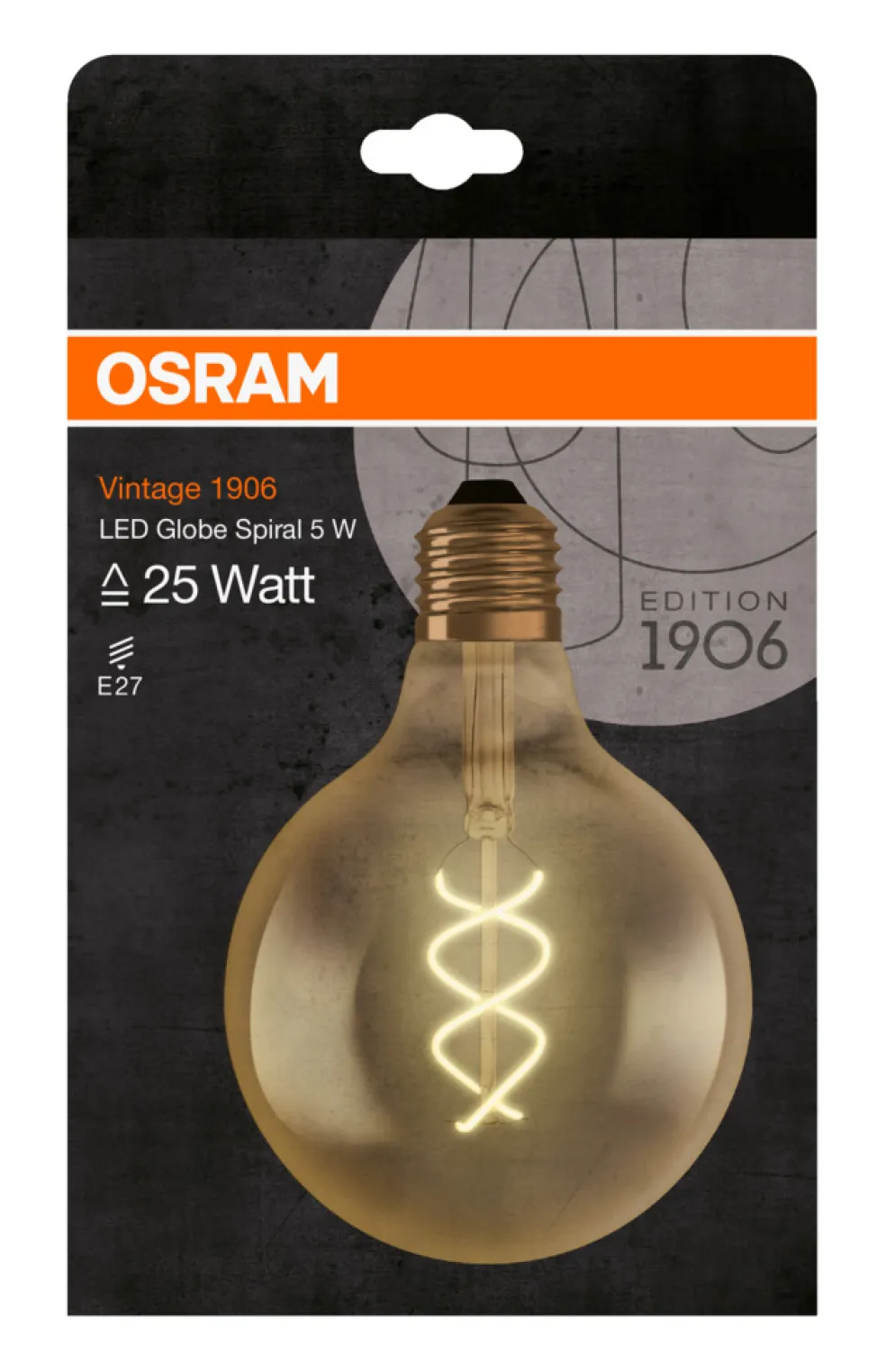 Globlampa Vintage LED Filament 5W E27 Osram