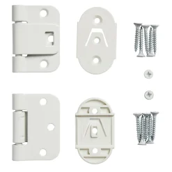 Gångjärn Innerdörr 46 x 65 mm Vit 2-pack