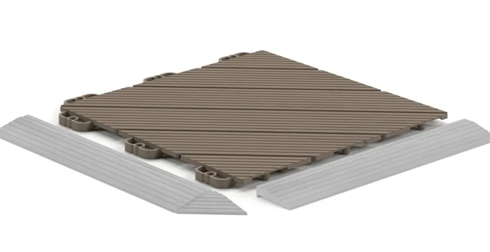 Golvplatta Deck45 Soft Brown 11-pack Hestra