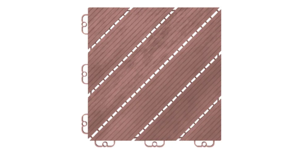 Golvplatta Deck45 Soft Mahogany 11-pack Hestra