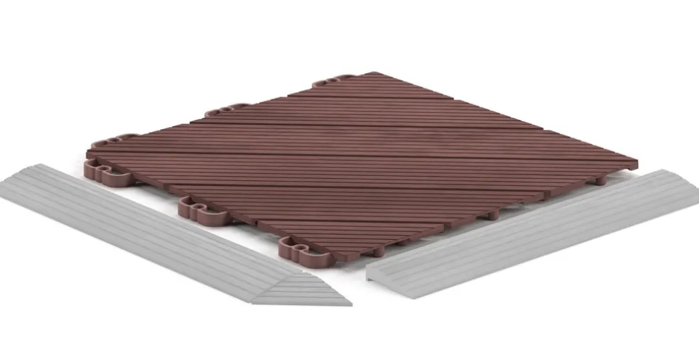 Golvplatta Deck45 Soft Mahogany 11-pack Hestra
