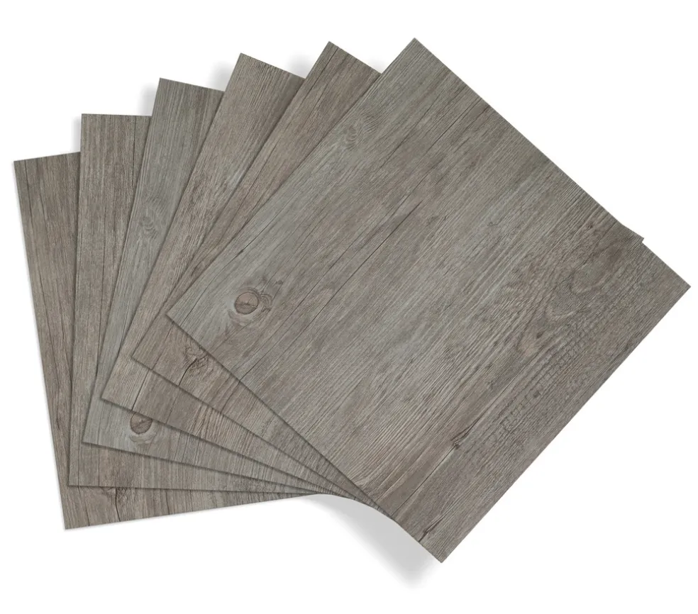 Golvplatta Grey Wood 30,5 x 30,5 cm 11-pack D-c-fix