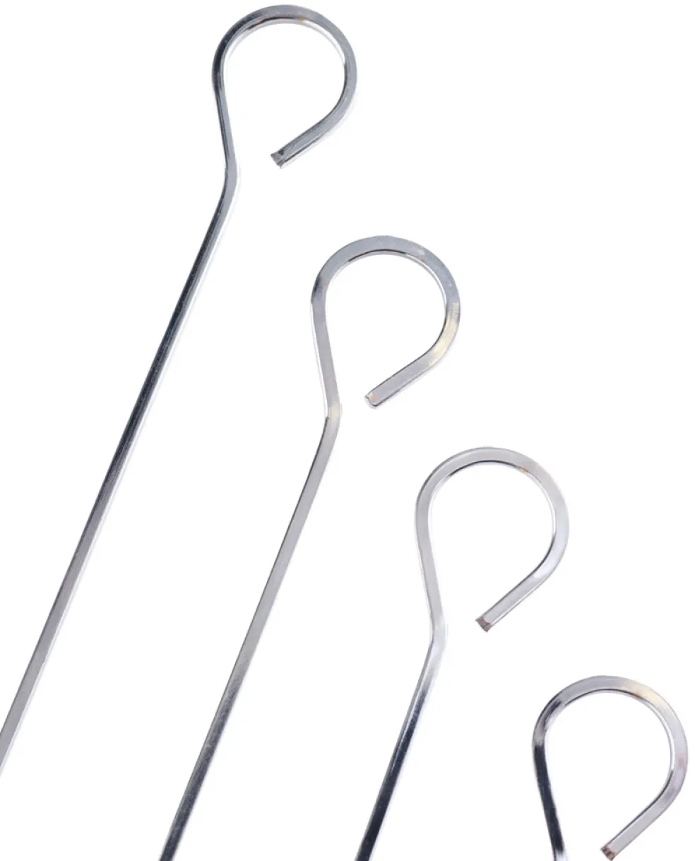 Grillspett Stål 27 cm 8-pack Grillexpert