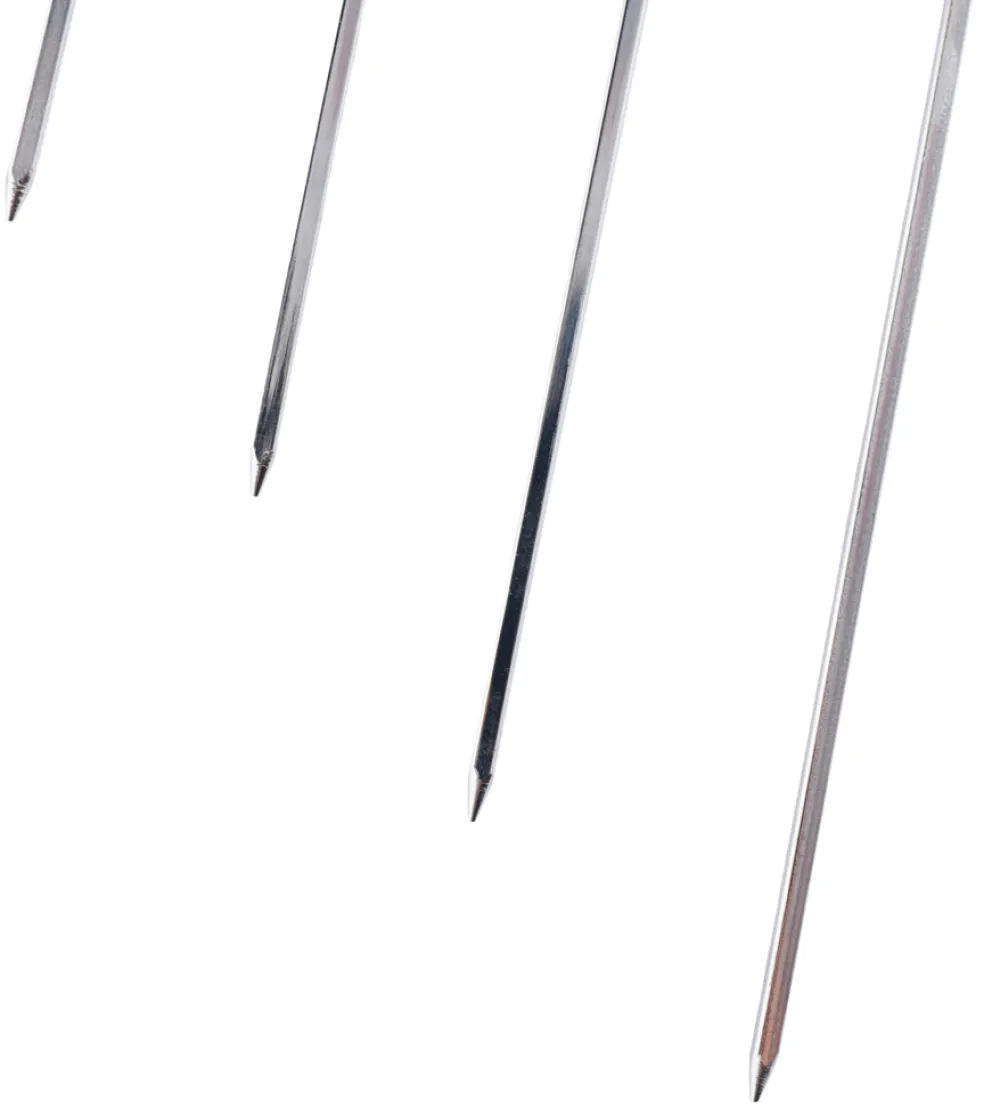 Grillspett Stål 27 cm 8-pack Grillexpert