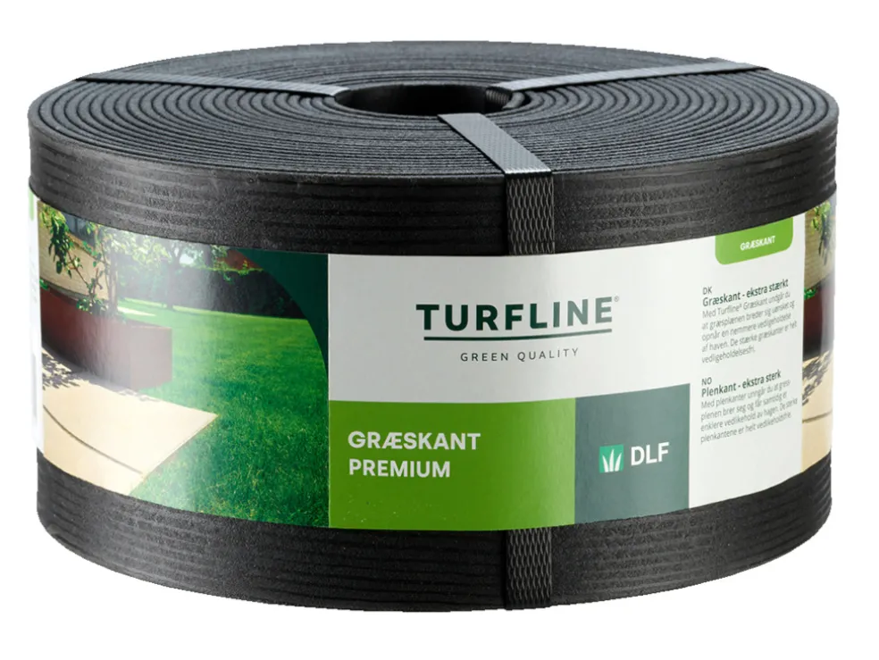 Gräskant Svart 8 m x 12,5 cm Turfline