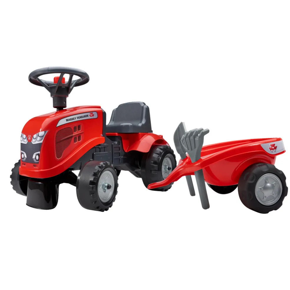 Gåtraktor Massey Ferguson Röd Falk