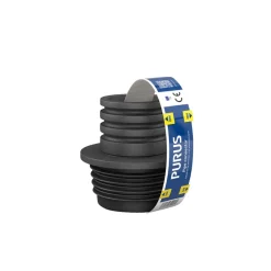 Gumminippel Kombi Svart Ø50-40/32 mm Purus
