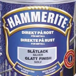 Hammarlack Slät Silver 250 ml Hammerite