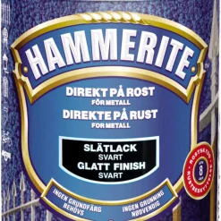 Hammarlack Slät Svart 750 ml Hammerite
