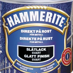 Hammarlack Slät Svart 250 ml Hammerite