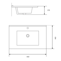 Handfat Deluxe 80 cm REN