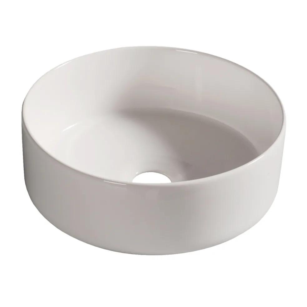 Handfat Fristående Porslin Vit Ø36 cm