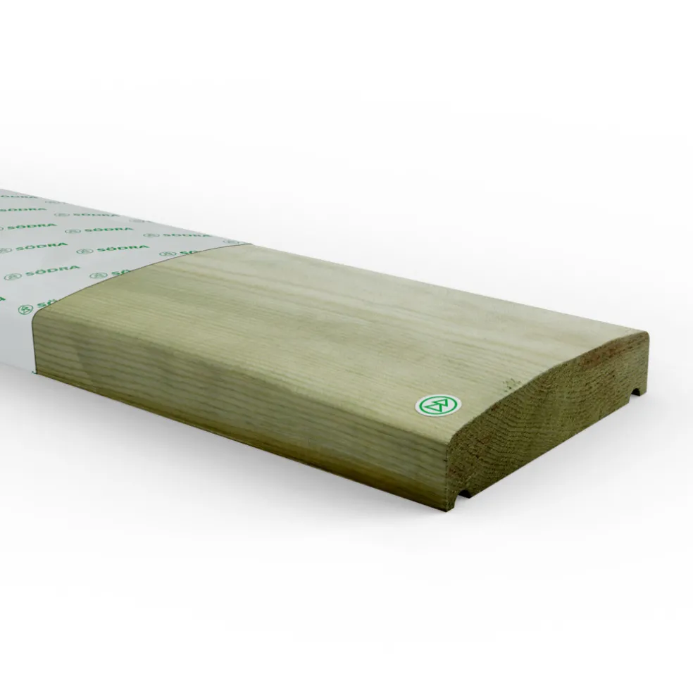 Handledare Impregnerad 34 x 145 mm - 4,2 m Södra Wood