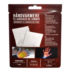 Handvärmare 9 x 5,5 cm 2-pack
