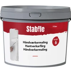 Hantverkarfärg 6 Vit 9 L Stabile
