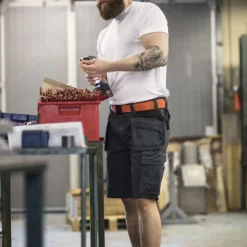 Hantverksshorts Svart