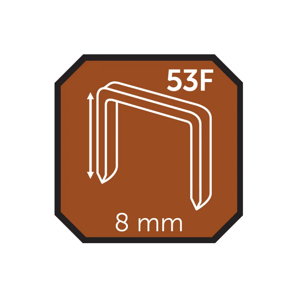 Häftklammer 53F 8 mm 2000-pack Probuilder