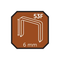Häftklammer 53F 6 mm 2000-pack Probuilder
