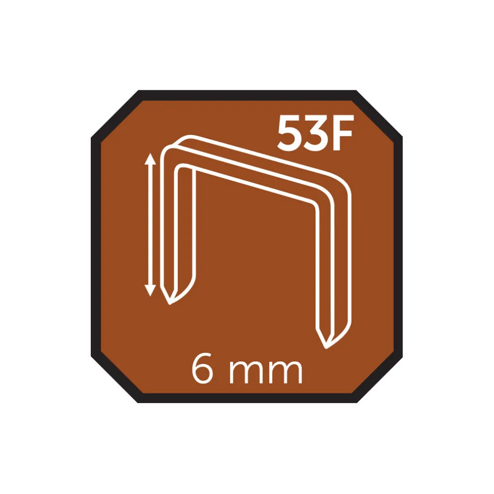 Häftklammer 53F 6 mm 2000-pack Probuilder