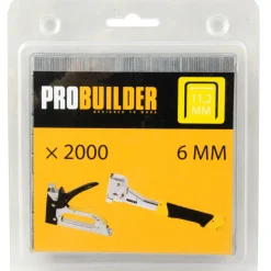 Häftklammer 53F 6 mm 2000-pack Probuilder