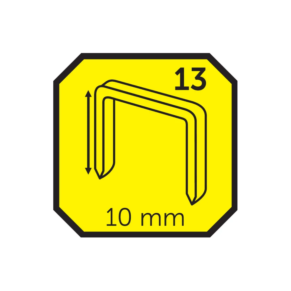 Häftklammer No13 10 mm 1000-pack Probuilder
