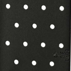 Hålplatta Svart 200 x 80 x 2 mm Heco