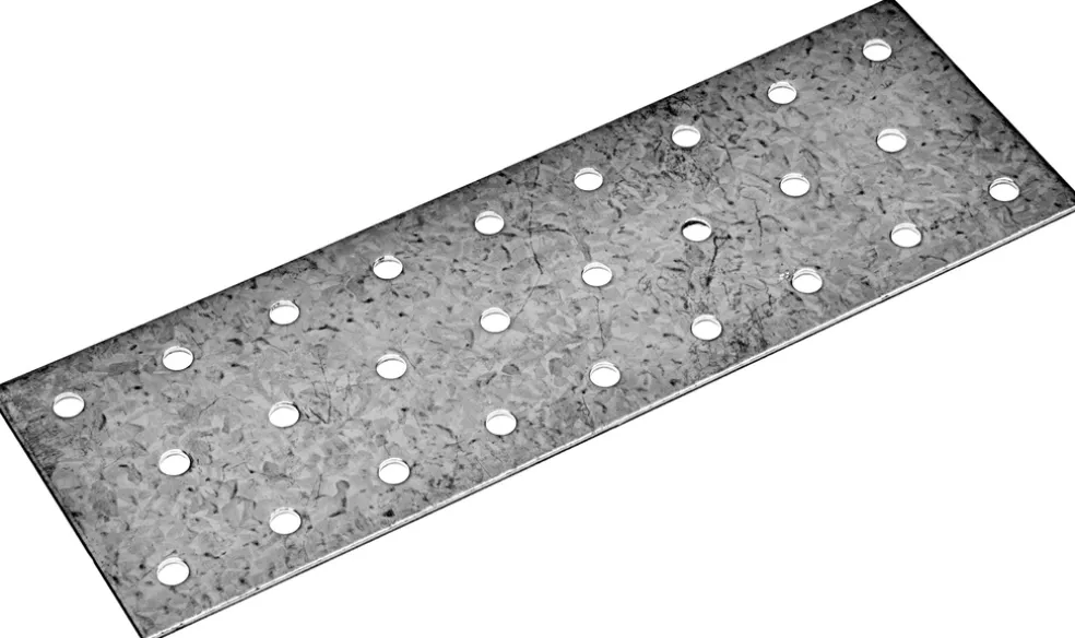 Hålplatta Varmförzinkad 120 x 300 x 2 mm Heco