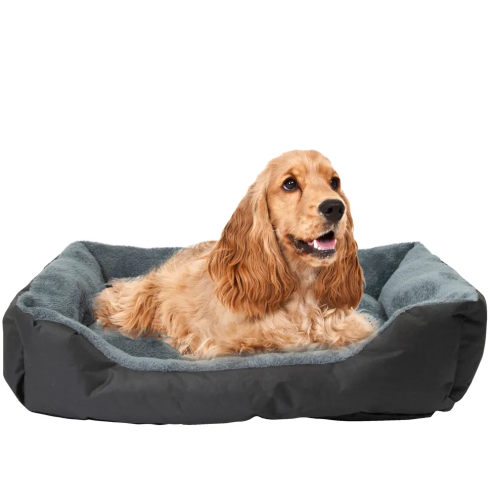 Hundbädd Svart/grå 50 x 70 x 10 cm Petzone