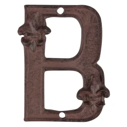 Husbokstav B Gjutjärn 12 cm